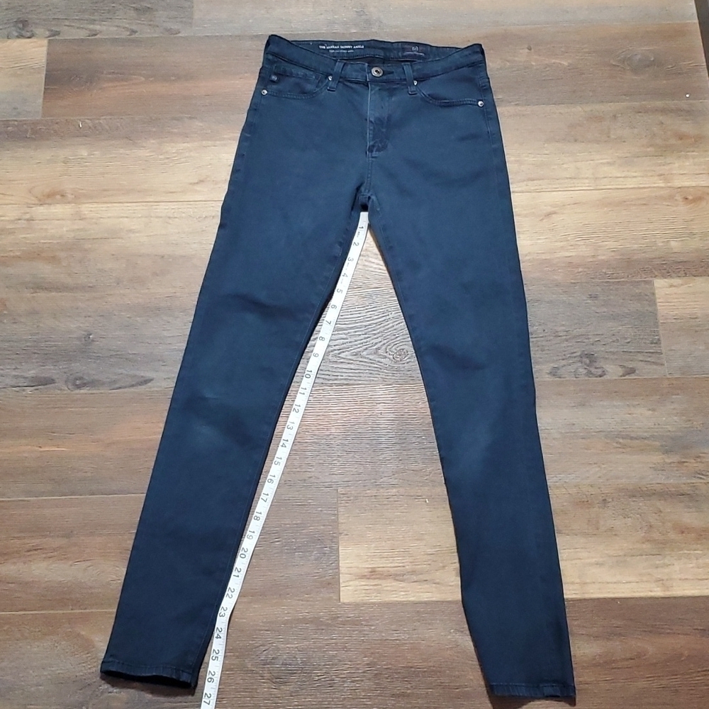 Ag Adriano Goldschmied soft dark navy Farrah jeans